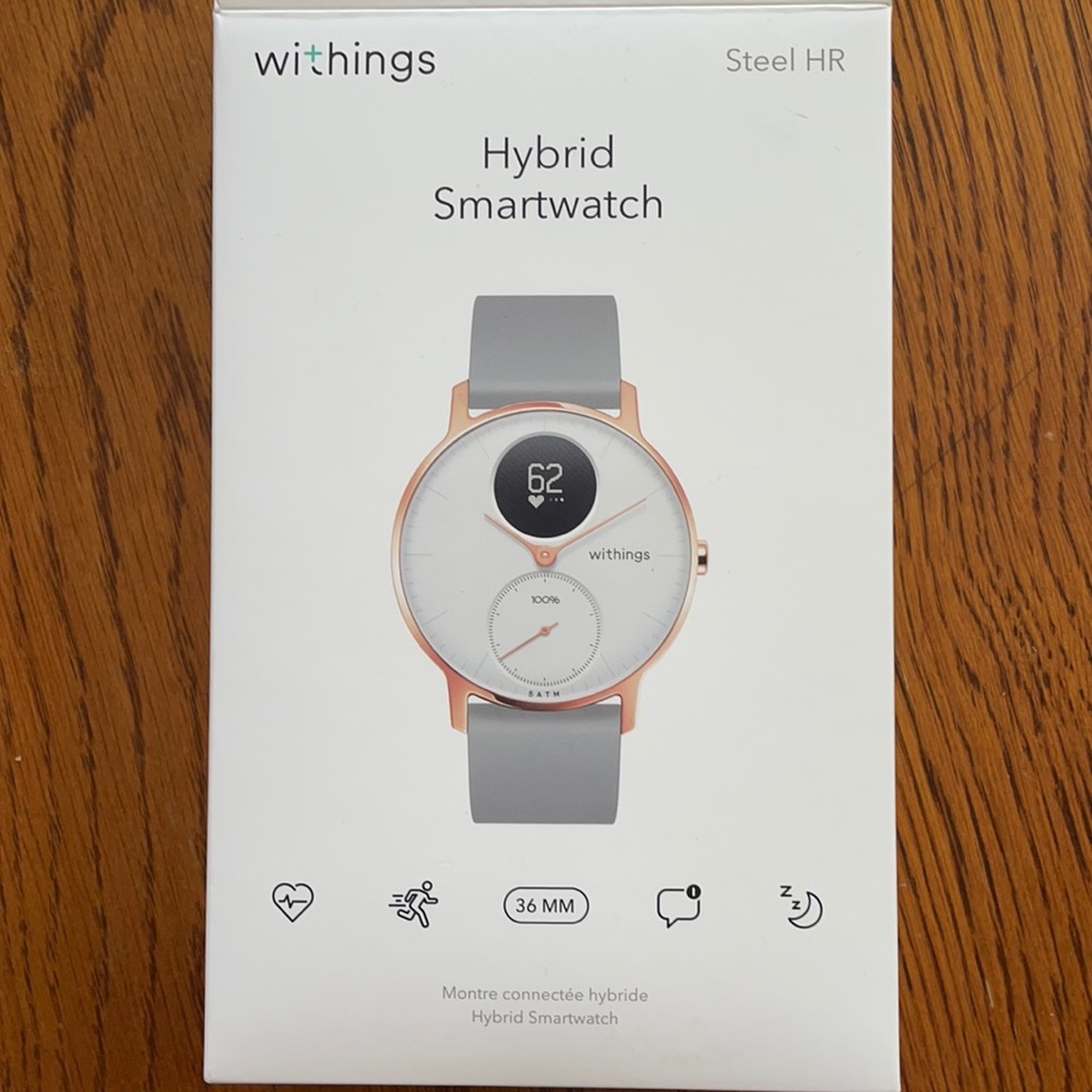 Withings Steel HR hybrid smart watch